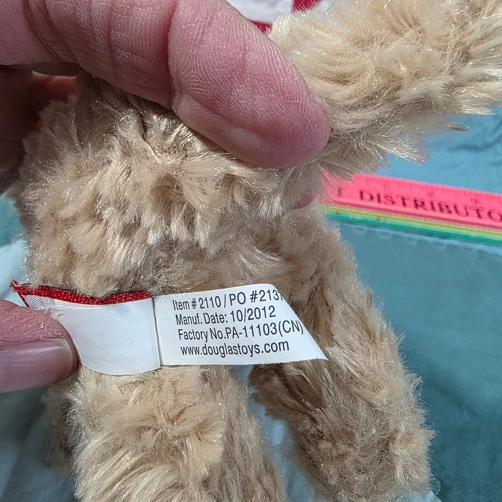 Douglas‎ Cuddle Toys Goldendoodle Tan Puppy Plush Stuffed Animal 8 Inch 2110